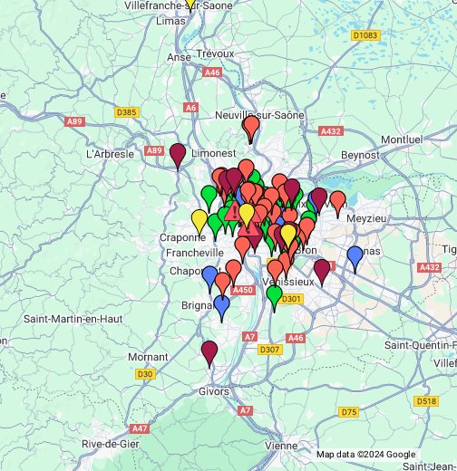 Composteurs collectifs de l'agglomération lyonnaise - Google My Maps