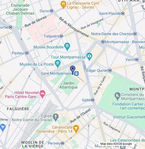 Gare Montparnasse - Google My Maps