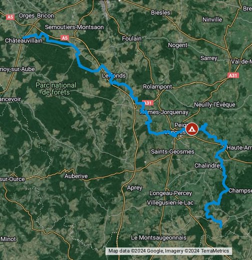 GR®145 De Châteauvillain à Coublanc (Haute-Marne) - Google My Maps