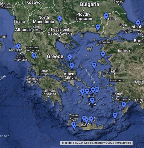 Πόλεις και χωριά της Ελλάδος - Cities& villages of Greece - Google My Maps