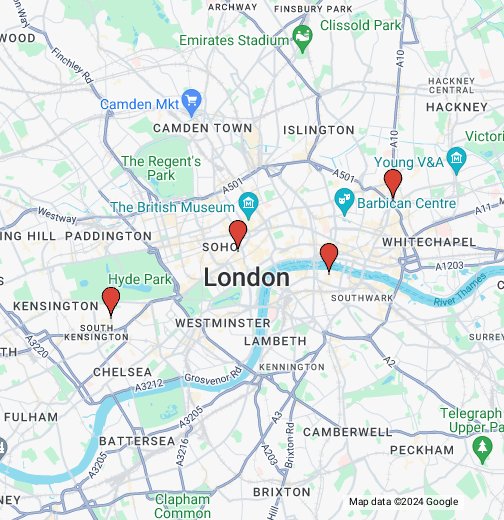 Curated Pokémon GO London Nest Map 2.0 - Google My Maps