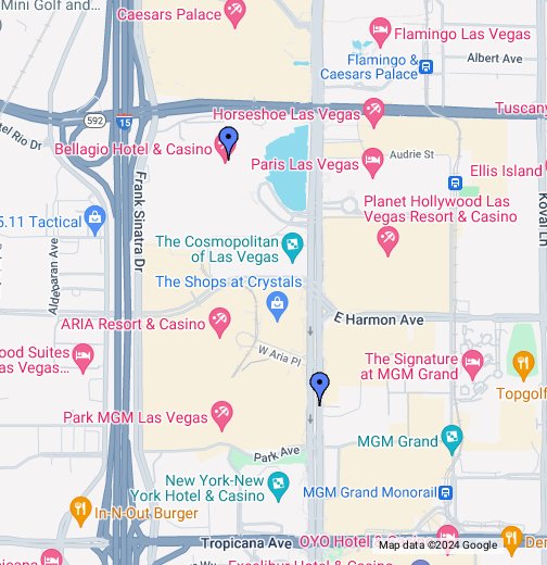 Las Vegas Food Wishlist Google My Maps