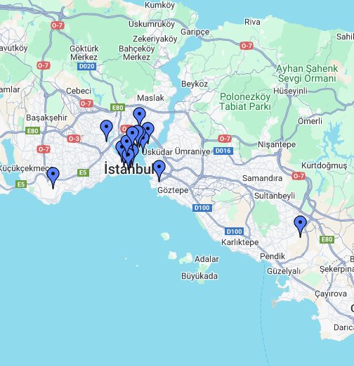 fsf map of istanbul google my maps