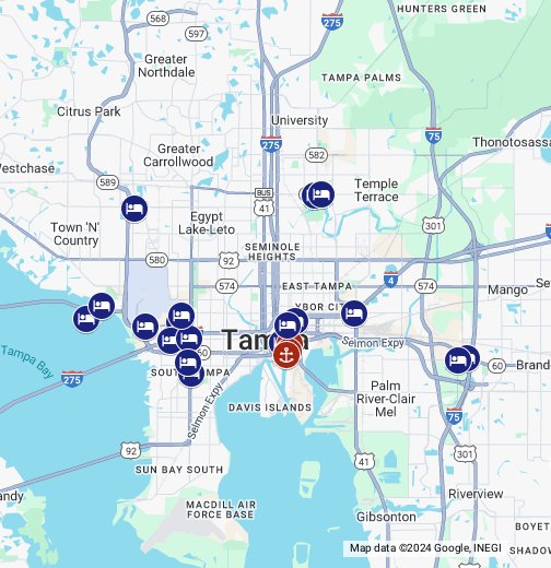 tampa cruise port hotels with parking