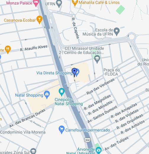 Ponto dos Botões - Shopping Via Direta - Google My Maps