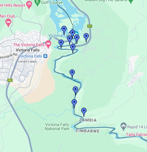 Zambezi River (IV-V) - Google My Maps