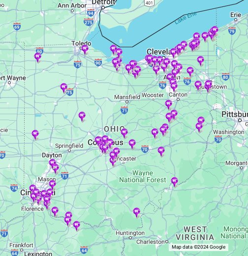 Ohio Wineries Google My Maps