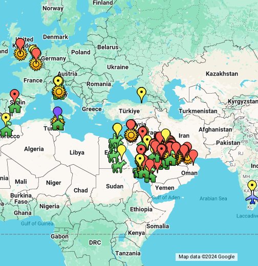 Mers Coronavirus Cases And Sequences Google My Maps
