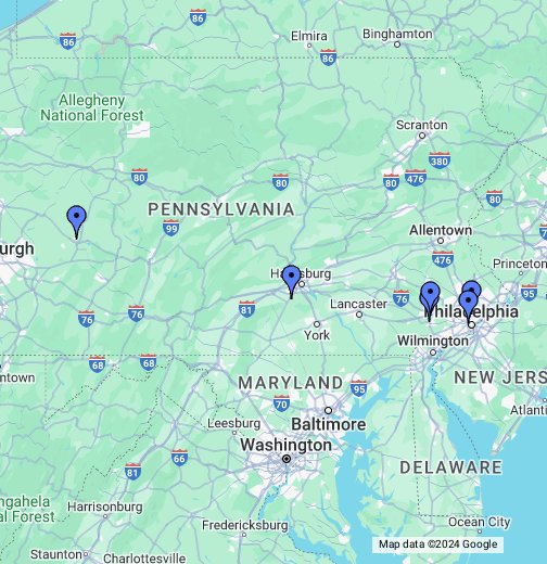 Messiah College - Google My Maps