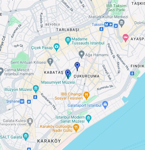 istanbul turkey google my maps