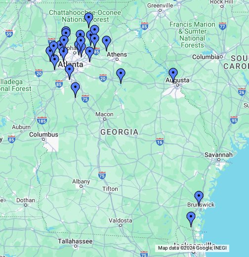 Google Map Atlanta Ga 