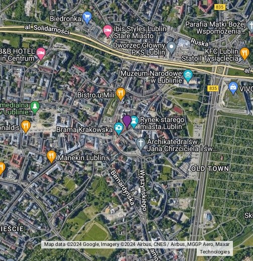 Lublin Google My Maps