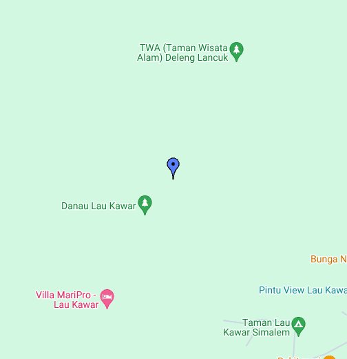 Danau Lau Kawar Google My Maps