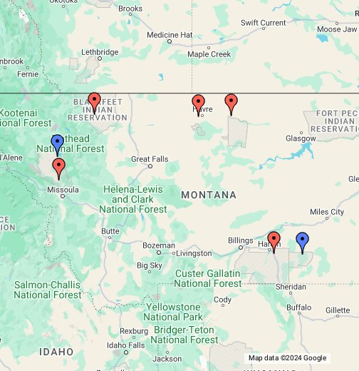 Montana Casino And Racetrack Directory Google My Maps