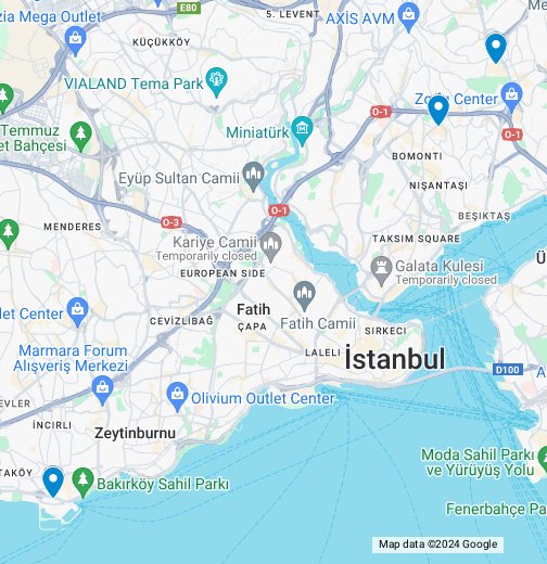 Гугл стамбула. Гугл карты Стамбул.