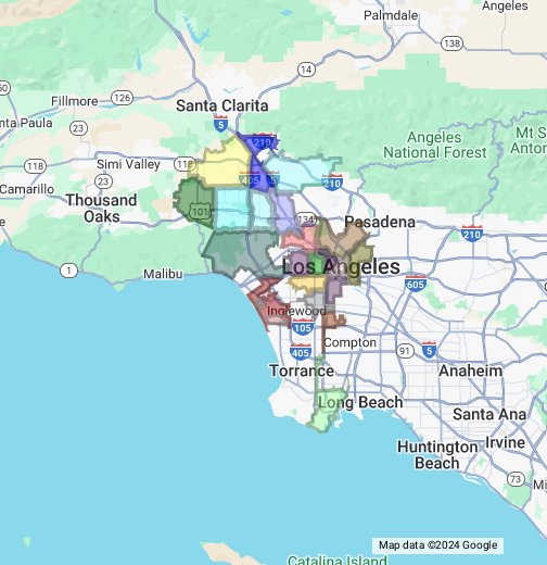 LAPD Division map