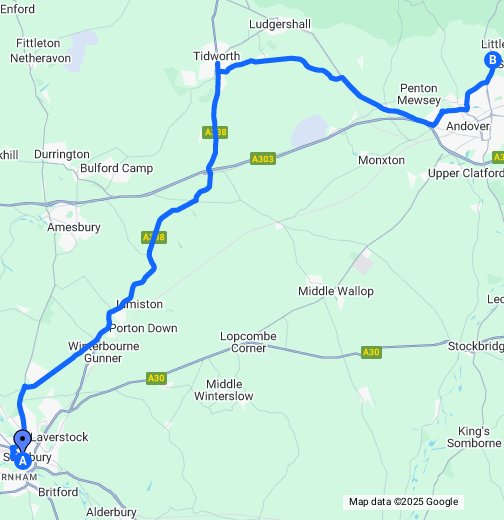 Directions to Andover, Hampshire SP11 6HQ, UK Google My Maps