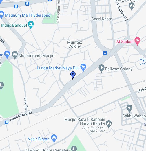 hyderabad sindh pakistan google my maps