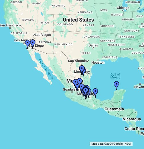 Iglesias Adventistas del Septimo Dia México - Google My Maps