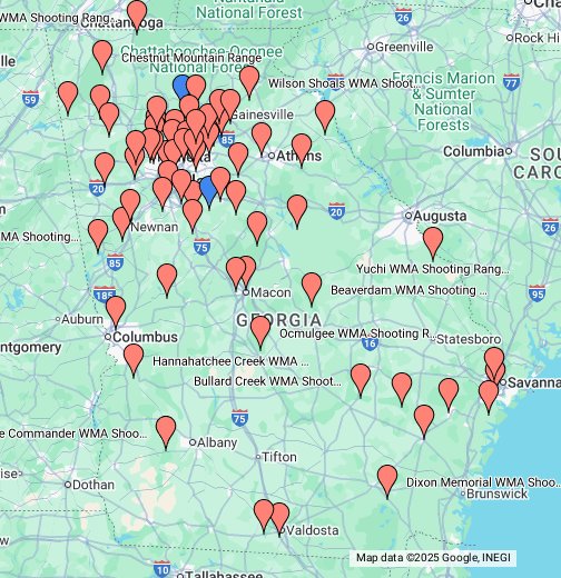 Shooting Ranges Google My Maps