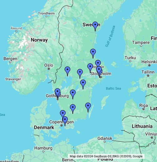 Sverige Karta Google | Göteborg Karta