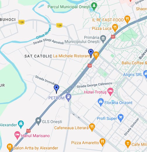 AutoPlus Onesti – Google My Maps