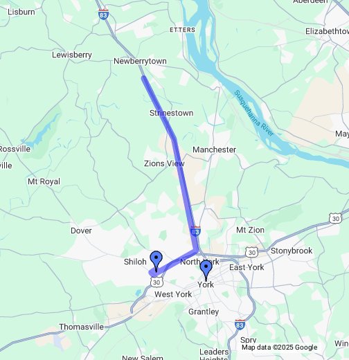 York, Pa Google My Maps