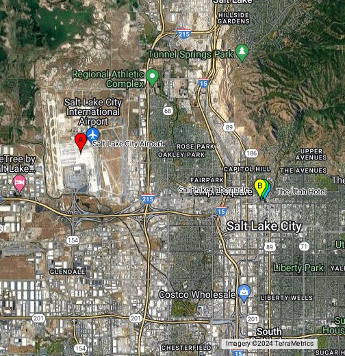Salt Lake City Utah Usa Google My Maps