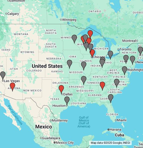 Roehl Transport Locations Google My Maps