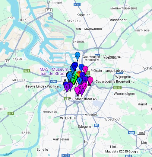 Podge's Antwerp City Bar Guide Google My Maps