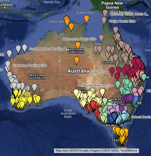 champion revelation Realistic Australian Bowling Clubs Map - Google My Maps
