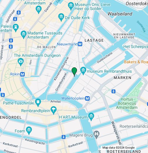 Zwanenburgwal - Waterlooplein - Google My Maps