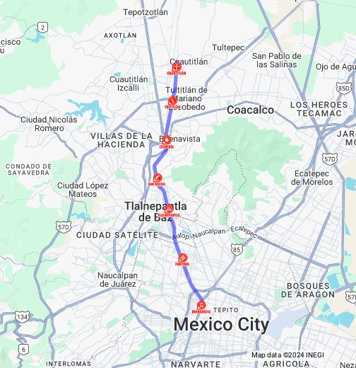 Ferrcarriles Suburbanos – Estaciones Ramal 1 - Google My Maps