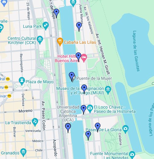 Creyente esperanza salto Puerto Madero - Google My Maps
