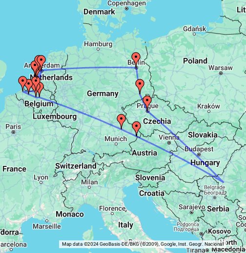 Mystery Billy goat brand Germania Olanda Belgia – Google My Maps