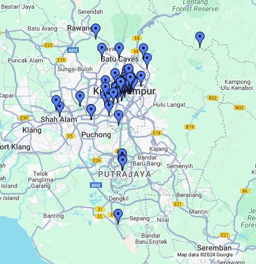 Klang Valley - Google My Maps