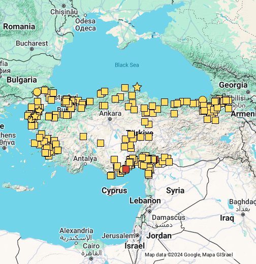Turkey Google My Maps