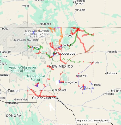New Mexico Railroads Google My Maps