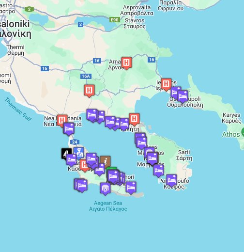 google mapa grcke halkidiki Halkidiki   Google My Maps google mapa grcke halkidiki
