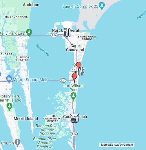 Cocoa Beach Google My Maps