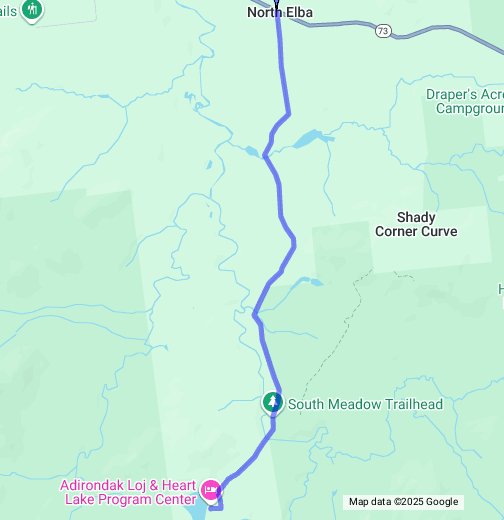 Adirondack Loj Road Google My Maps