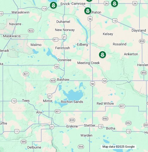 Camrose County Greenhouses Google My Maps