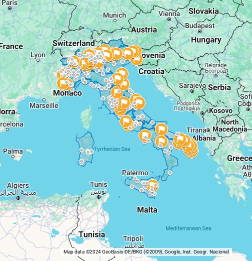 Mappe di comunità - Ecomusei italiani (2023) - Google My Maps