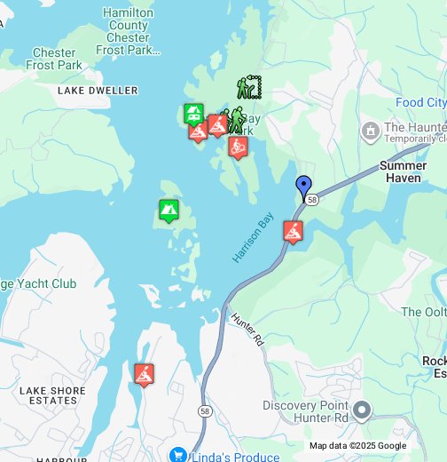 Harrison Bay State Park Map Harrison Bay State Park - Google My Maps