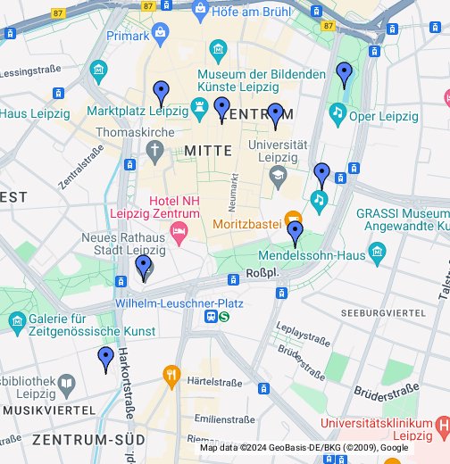 Stadtplan Leipzig Google My Maps