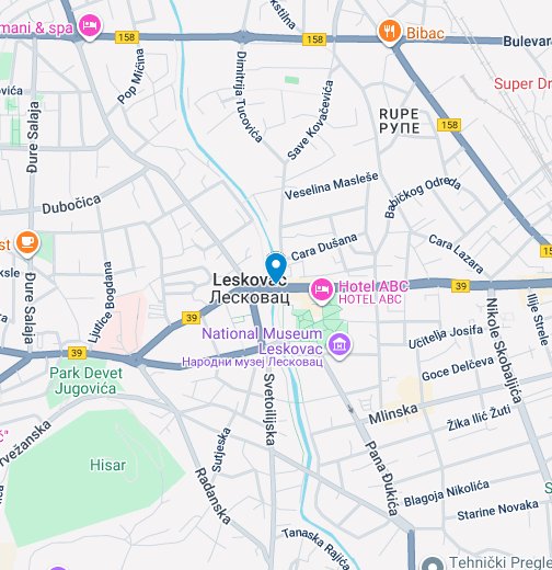 Leskovac - Google My Maps