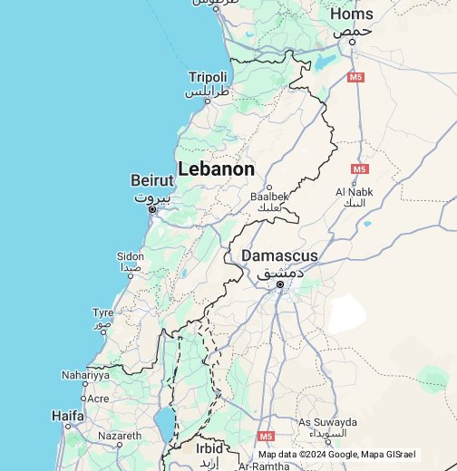 Lebanon Map - Google My Maps