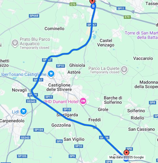 Autostrada A4 MilanoVenezia Google My Maps