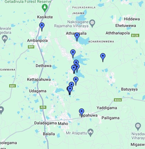 Yapahuwa - Google My Maps
