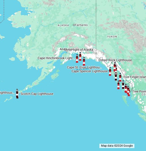 Lighthouses Of Alaska By Kraig Google My Maps